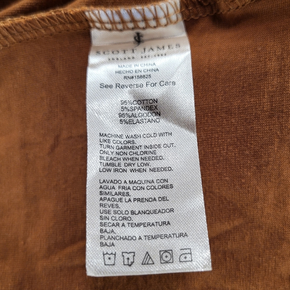 NWT Scott James Polo shirt size Large - Picture 8 of 8